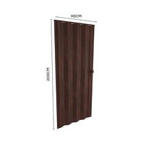 Puerta Plegable Elegant 90x200cm Caoba | Bricco