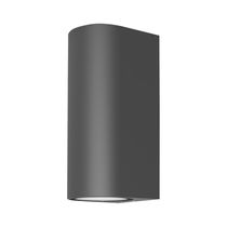 Aplique LED Nero Liscio Grafito Bidireccional 2X3W 3000K | Maviju