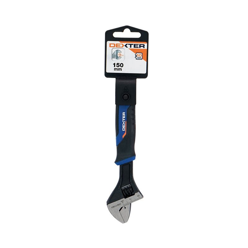 Llave-Francesa-150mm-Mango-Bimateria-|-Dexter