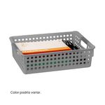 Canasta-Plastica-Gris-4.5-Litros-32x21x8.5cm-|-Orange