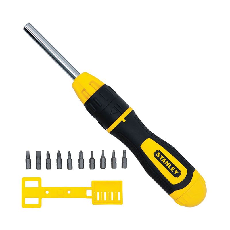 Kit-de-Destornilladores-de-Ratchet-10-Piezas-|-Stanley