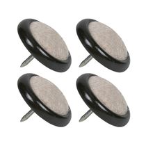 Regatón Redondo para Mueble 3.17cm 4und | Magic Sliders