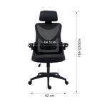 Silla-Giratoria-Executive-Negra-|-Orange