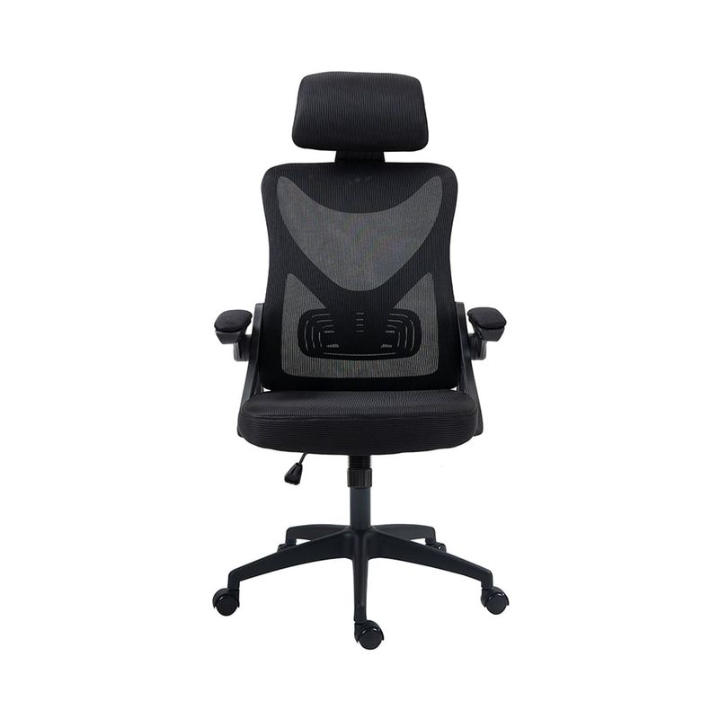Silla-Giratoria-Executive-Negra-|-Orange