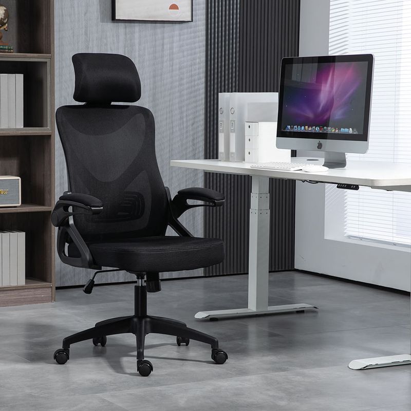 Silla-Giratoria-Executive-Negra-|-Orange