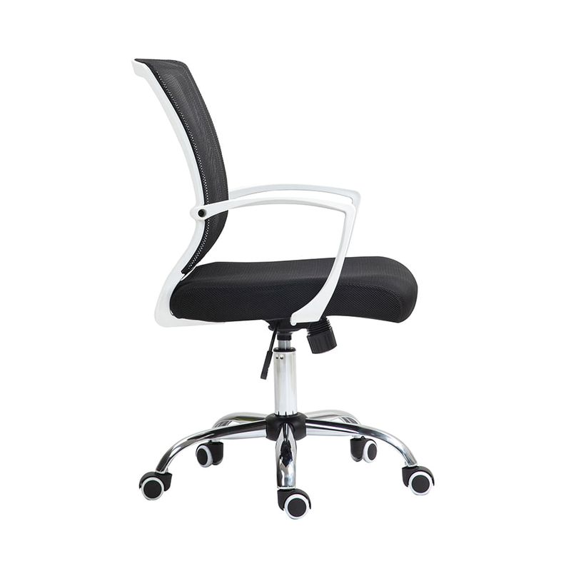 Silla-Giratoria-Baly-Negro-Blanco-|-Orange