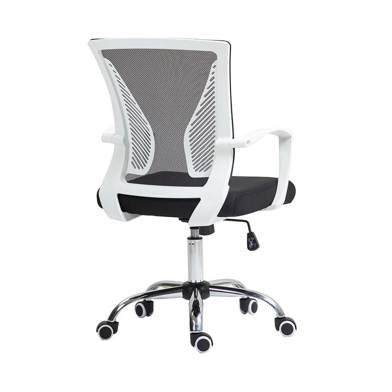 Silla-Giratoria-Baly-Negro-Blanco-|-Orange