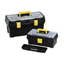 Caja de Herramientas 20" + 14" Negro | Rimax