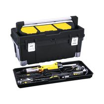 Caja Herramientas Negra 25" Cerradura Metálica | Rimax