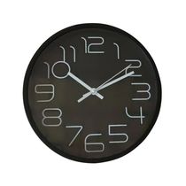 Reloj de Pared Negro 30cm | Orange