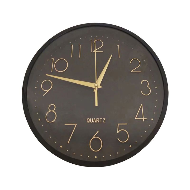 Reloj-de-Pared-Negro-25cm-|-Orange