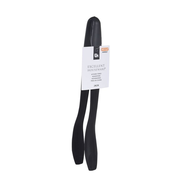 Pinzas-de-Nylon-28cm-Negro-|-Excellent-Houseware