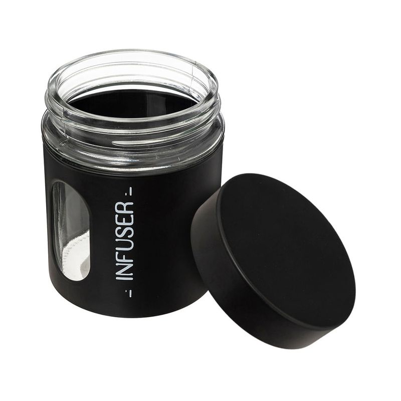 Repostero-de-Vidrio-Acero-Inoxidable-600ml-|-Five