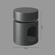 Repostero de Vidrio/Acero Inoxidable 600ml | Five
