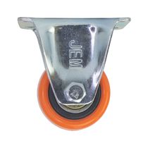 Garrucha Fija Plataforma Naranja 1-1/2" | JEM