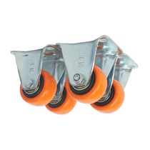 Garrucha Fija Plataforma Naranja 1-1/2" | JEM