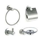 Set-de-Baño-Arles-Acero-Inoxidable-4-Piezas-|-Orange