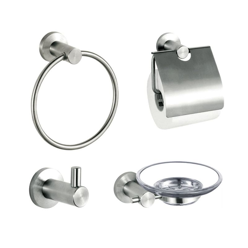 Set-de-Baño-Arles-Acero-Inoxidable-4-Piezas-|-Orange