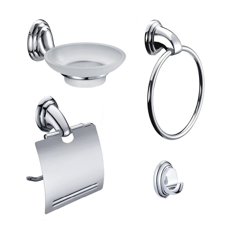 Set-de-Baño-Nantes-Acero-Inoxidable-4-Piezas-|-Orange