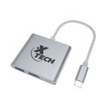 Adaptador-Multipuerto-USB-15cm-|-XTech