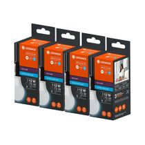 Kit Foco LED Eco 12W Luz Fría x4 E27 | Ledvance