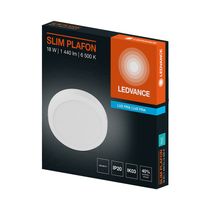 Plafón Slim 18W Luz Fría Redondo | Ledvance