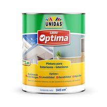 Pintura Látex Óptima Blanco 1l | Unidas