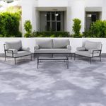 Sala-Exterior-de-Aluminio-4-Plazas-Gris
