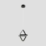 Lampara-Colgante-LED-20W-Rombos-Negro-|-Orange