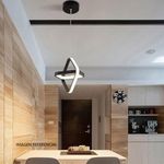 Lampara-Colgante-LED-20W-Rombos-Negro-|-Orange