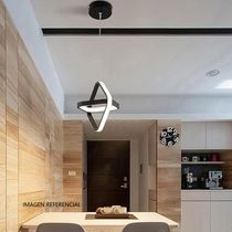 Lámpara Colgante LED 20W Rombos Negro | Orange