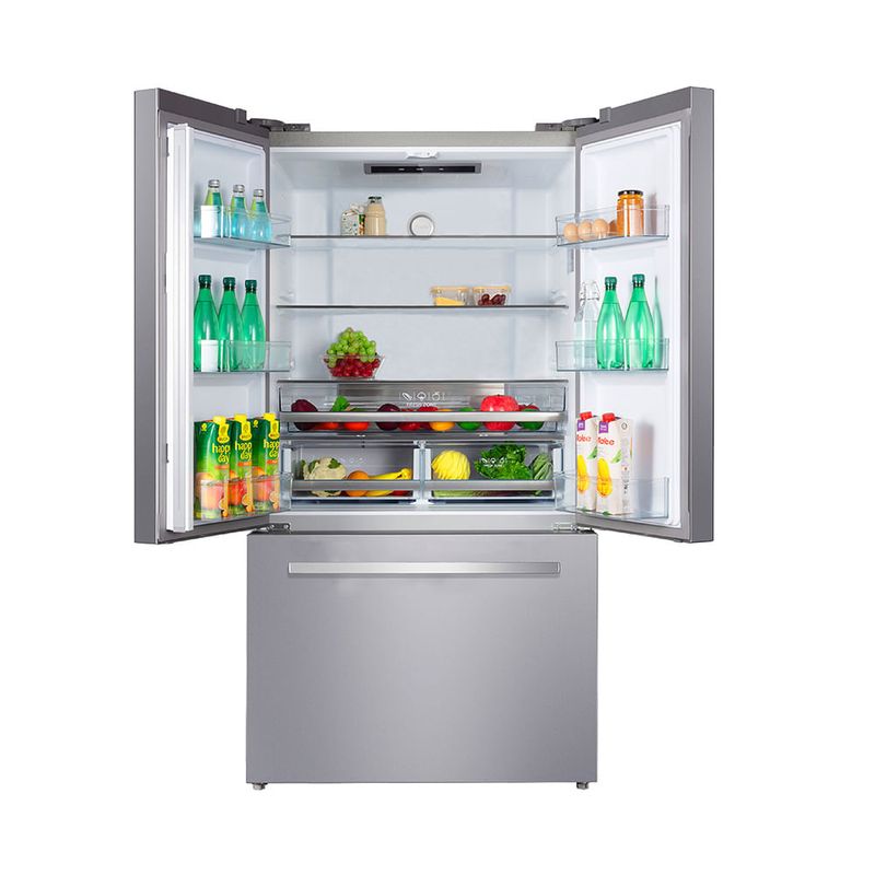 Refrigeradora-French-Door-Inverter-Gris-575-Litros-|-Oster