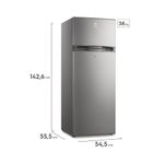 Refrigerador-Frost-205L-Silver-|-Electrolux