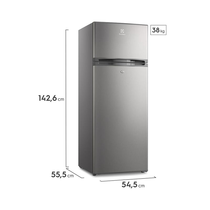 Refrigerador-Frost-205L-Silver-|-Electrolux