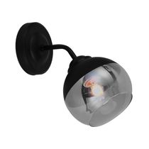 Lámpara de Pared Negra 1XE27 | Kasalight