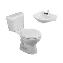 Combo Sanitario + Lavamanos Max Blanco | FV