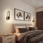 Lampara-LED-de-Pared-Ovalo-Negra-12W-30K-|-Kasalight