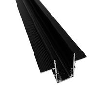 Riel Recesado Magnético 20mm 1M Negro | Luzmas