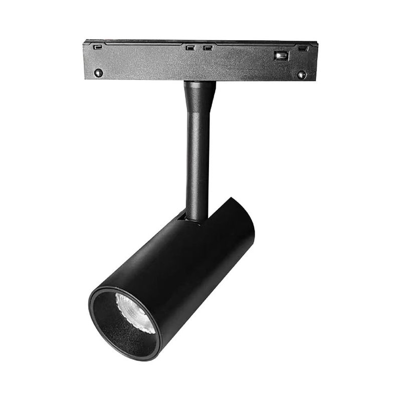 Lampara-Riel-7W-30K-LED-Magnetico-Negro-|-Luzmas