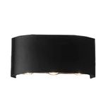 Lampara-de-Pared-Exterior-Negra-LED-6W-30K-|-Luzmas