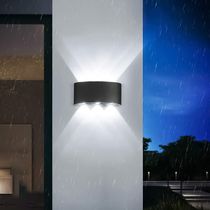 Lámpara de Pared Exterior Negra LED 6W 30K | Luzmas