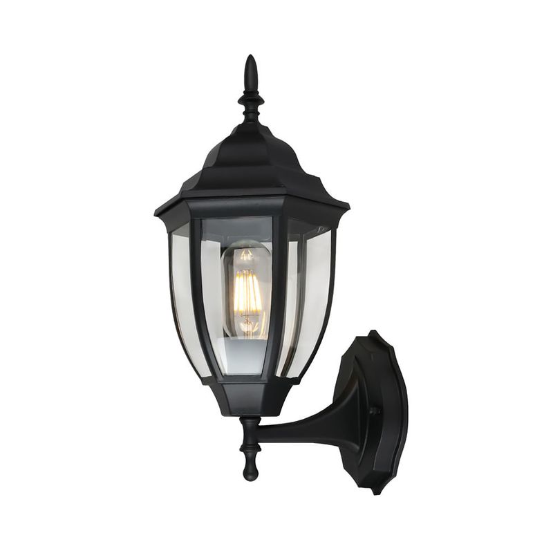 Lampara-de-Pared-Farol-Exterior-Negra-1XE27-|-Luzmas