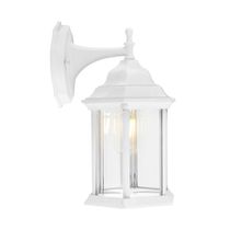 Lámpara de Pared Farol Exterior Blanca 1XE27 | Luzmas