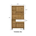 Mueble-para-Cocina-Hanna-Miel-Blanco-6-Puertas-|-Delmarco-Moveis