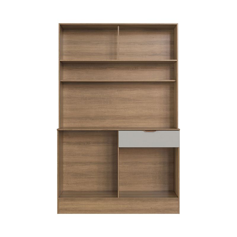 Mueble-para-Cocina-West-Marron-Beige-4-Puertas-|-Delmarco-Moveis