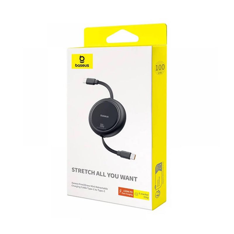Cable-Retractil-Bidireccional-Tipo-C-100W-Negro-|-Baseus