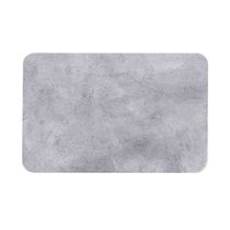 Alfombra de Baño Diatomita Gris Concreto 39cm x 60cm | Tendance