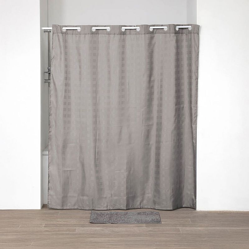 Cortina-de-Baño-Taupe-180cm-x-200cm-|-Tendance