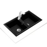 Lavaplatos-Encastrado-y-Reversible-2-Pozos-Stone-90-|-Teka