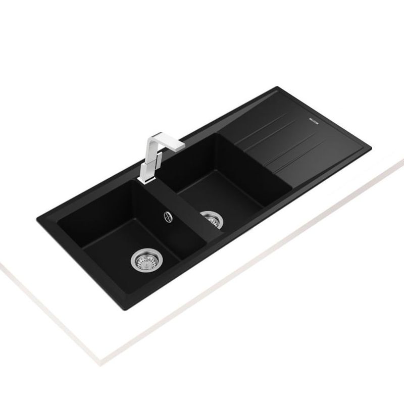 Lavaplatos-Encastrado-y-Reversible-2-Pozos-Stone-80-|-Teka